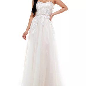 Embellished Formal Gown / Prom Dress